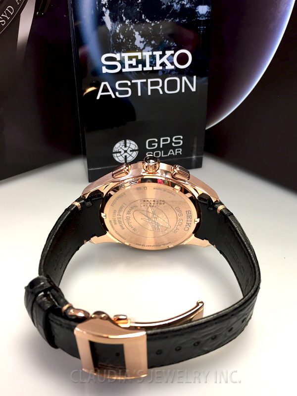 SEIKO ASTRON GPS SOLAR LIMITED EDITION WORLDTIME SSE105 - Claudias Jewelry  Inc