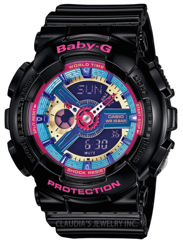 BABY-G WOMEN’S BLACK COLLECTION BA112-1A