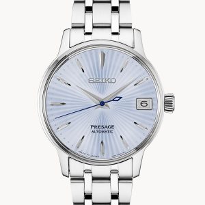 SEIKO PRESAGE COCKTAIL TIME AUTOMATIC BLUE DIAL WATCH SRP841
