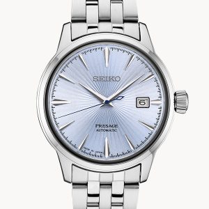 SEIKO PRESAGE COCKTAIL TIME AUTOMATIC BLUE DIAL WATCH SRPE19