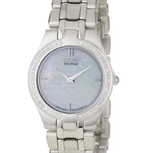 WOMEN’S CITIZEN ECO-DRIVE MOTHER OF PEARL DIAL EG3150-51D