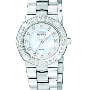 WOMEN’S CITIZEN SERANO SPORT DIAMOND ACCENTED MOTHER OF PEARL DIAL EP5830-56D