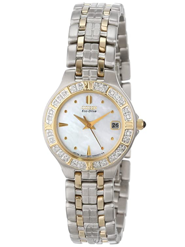 WOMEN’S CITIZEN ECO-DRIVE MOTHER OF PEARL DIAL EW0694-56D