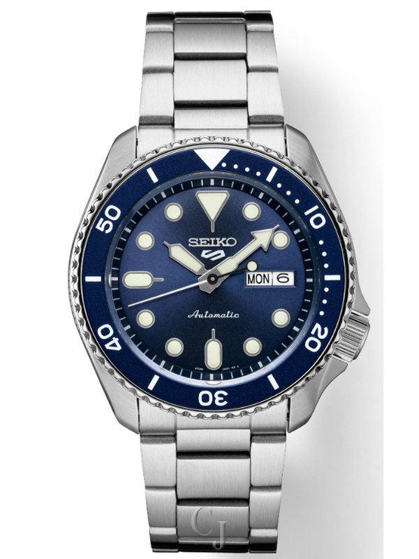 SEIKO 5 SPORTS AUTOMATIC BLUE SUNRAY DIAL SRPD51