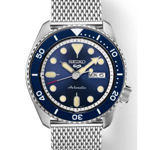 SEIKO 5 SPORTS AUTOMATIC BLUE SUNRAY DIAL SRPD71