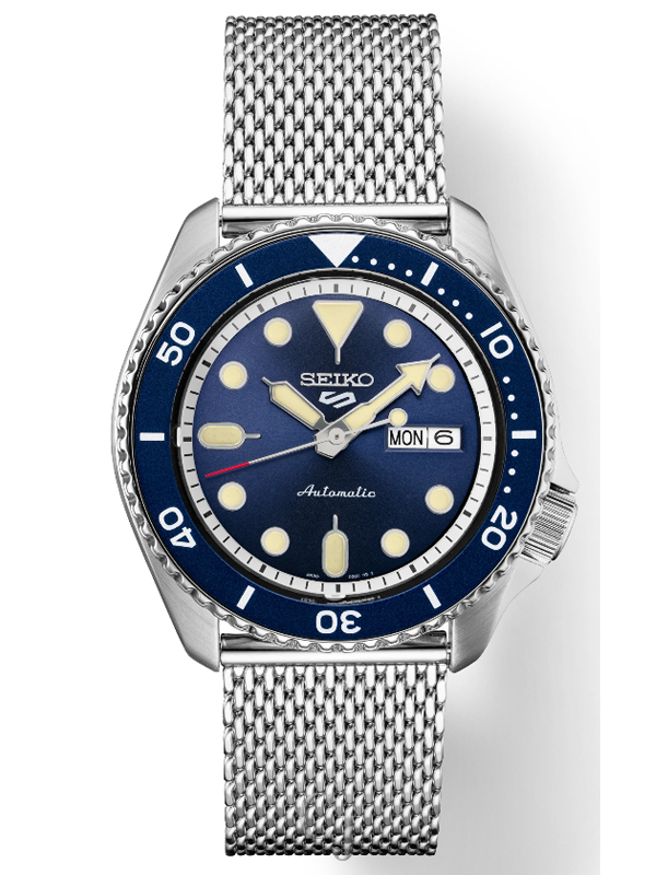 SEIKO 5 SPORTS AUTOMATIC BLUE SUNRAY DIAL SRPD71