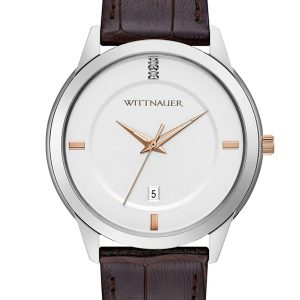 WITTNAUER MEN’S CONTINENTAL SILVER-WHITE DIAL WATCH WN1020