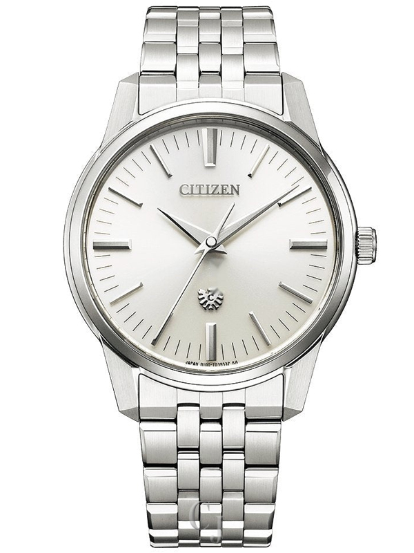 CITIZEN STAINLESS STEEL SILVER DIAL WATCH AQ6100-56A