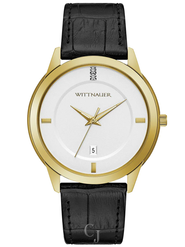 WITTNAUER MEN’S CONTINENTAL WHITE DIAL WATCH WN1021