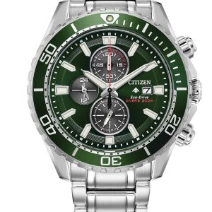 CITIZEN PROMASTER DIVE GREEN DIAL WATCH CA0820-50X