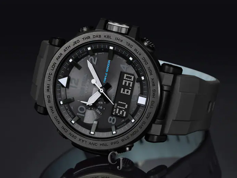 Reloj Casio ProTrek Triple Sensor Tough Solar PRG-650-1 PRG650-1 de los  hombres 