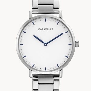 CARAVELLE BY BULOVA MIN MAX WHITE DIAL WOMEN’S WATCH 43A150