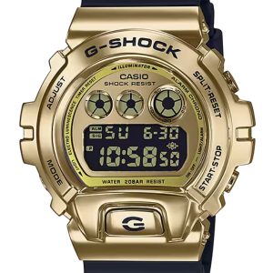 G-SHOCK METAL COVERED 6900 SERIES GOLD DIAL WATCH GM6900G-9