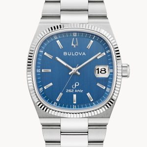 BULOVA SUPER SEVILLE BLUE DIAL STAINLESS STEEL MEN’S WATCH 96B440