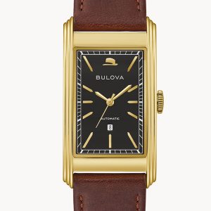 BULOVA FRANK SINATRA CHAIRMAN OF THE BOARD BLACK DIAL MEN’S WATCH 97B224