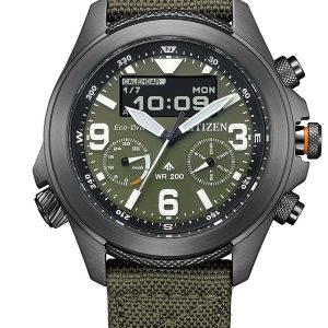 CITIZEN PROMASTER GREEN DIAL MEN’S WATCH JV1005-02W