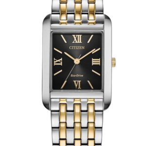 Citizen Dress Classic Eco-Drive Black Dial Stainless Steel Men’s Watch BJ6574-59E