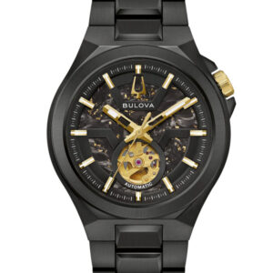 Bulova Maquina Automatic Skeleton Dial Stainless Steel Watch 98A340