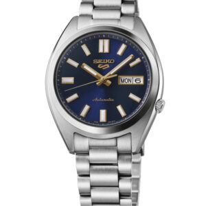 Seiko 5 Sports Automatic Blue Dial Stainless Steel Watch SRPL55